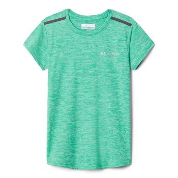 Columbia Tech Trek Short Sleeve, Camiseta Verdes Claro Para Niña | 672810-OVJ